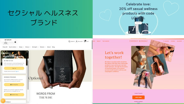 DTC ブランド のマーケティング・CRMを探索する セクシャル ヘルスネス ブランド