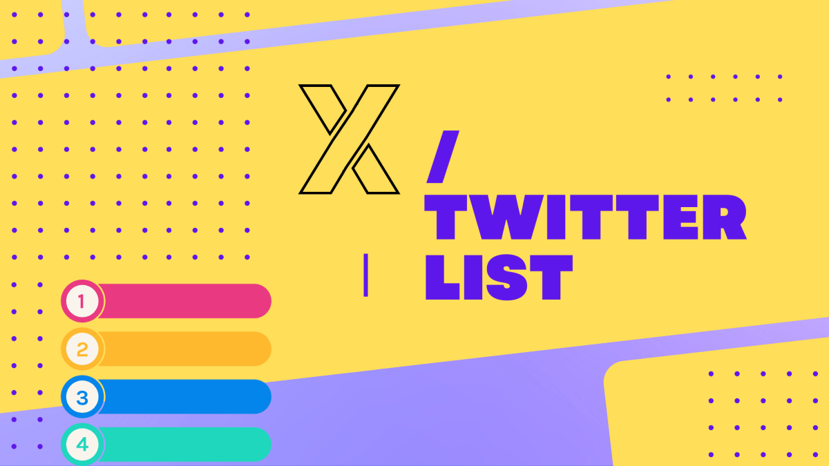 X（Twitter）リスト ソーシャルメディア用語集