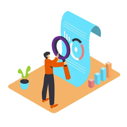 顧客データの収集イラスト