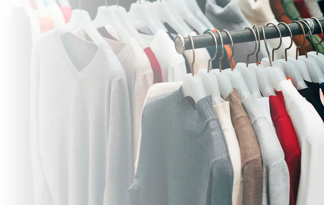 購入前CX：衣類の陳列イメージ